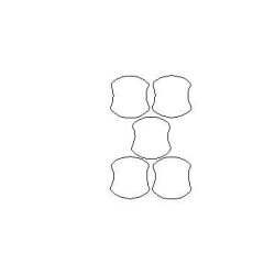 Proteções de vinil para puxadores Mercedes G-Class W464 (2018-)