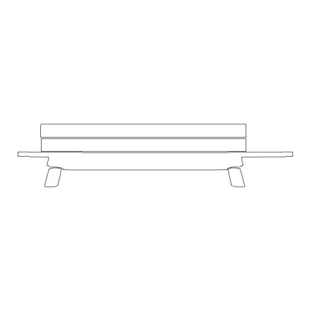 Mercedes G-Class W464 rear bumper protective film (2018-)