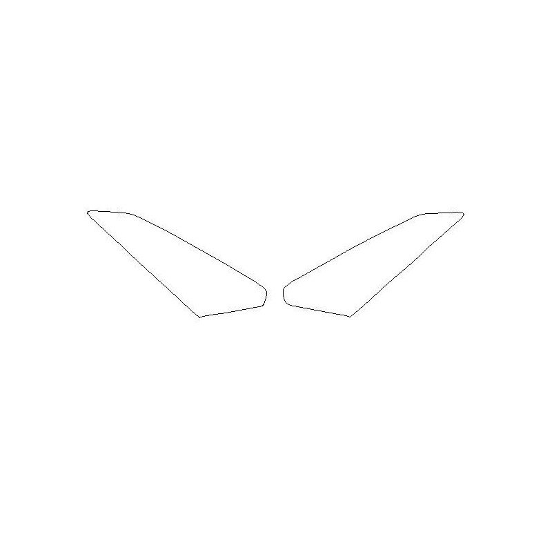 Nissan GT-R R35 faros / luces delanteras películas protectoras (2008-2024)