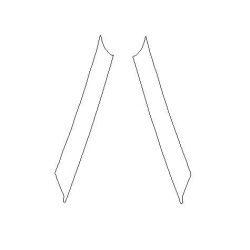 Nissan GT-R R35 pilares A película protetora (2008-2024)