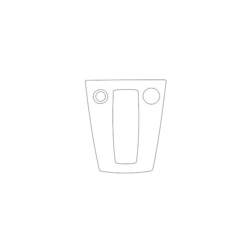 Audi A3 IV 8Y film protector para consola central piano black (2020-)