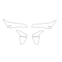 Renault Rafale etuvalojen suojakalvo (2024-)