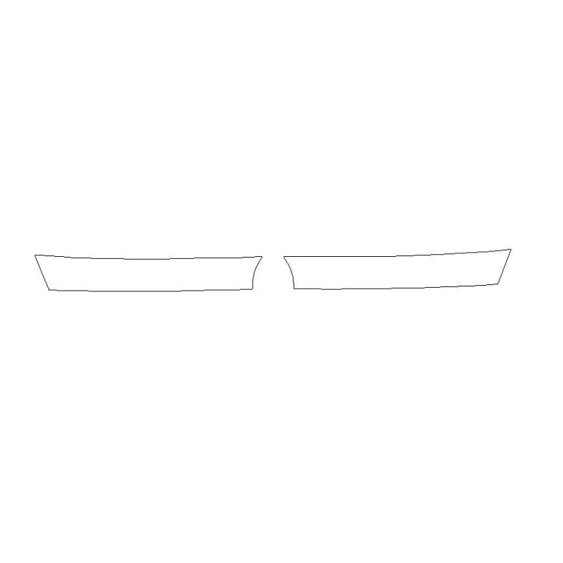 VW ID.4 protection sur la grille piano black / calandre avant (2020-)