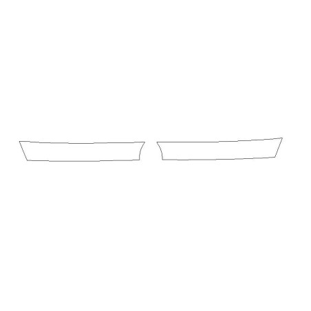 VW ID.4 protection sur la grille piano black / calandre avant (2020-)