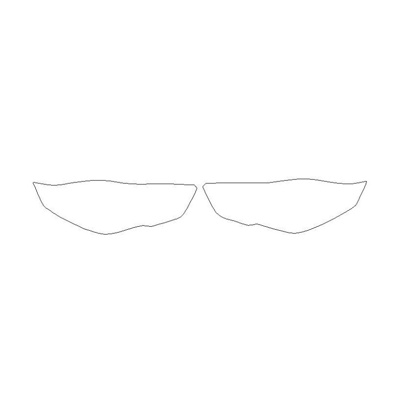 BMW X2 U10 II beskyttelsesfilm for frontlykter / forlykter (2023-)