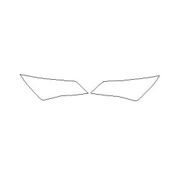 Cupra Ateca vóór FL koplampen / voorlampen beschermfolie (2016-2020)