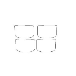 Αυτοκινήτου Q8 Sportback προστατευτικές μεμβράνες για τις λαβές (2023-)