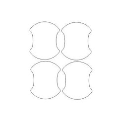 Jeep Renegade dedicirané ochranné fólie pod rukoväťe (2015-)