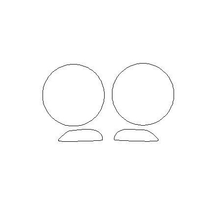 Jeep Renegade farları / ön lambaları koruyucu filmleri (2015-2018)