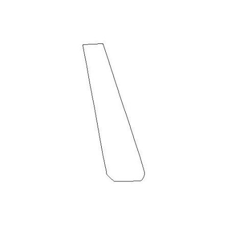 Audi Q8 montants B film de protection piano (2018-)