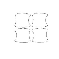 Jeep Grand Cherokee WK2 dedikált védőfóliák kilincsekhez (2010-2021)