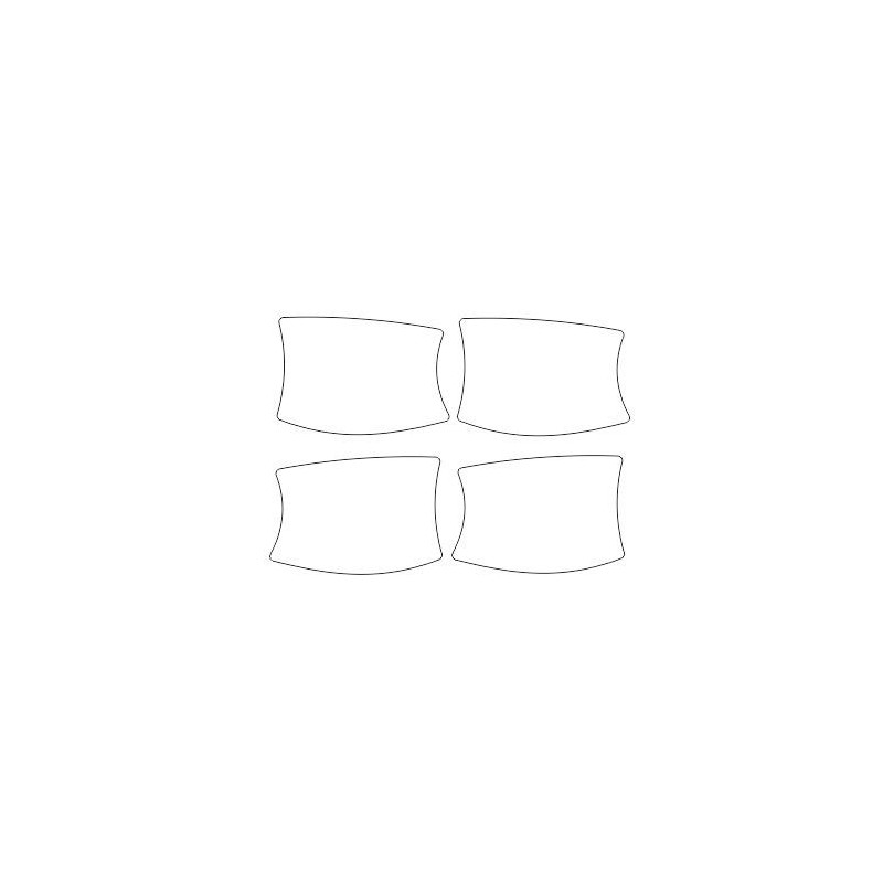 Porsche Panamera III 972 dedikované fólie ochranné pod kliky (2023-)