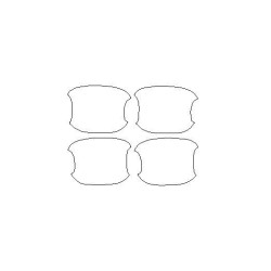 Citroen C3 III folie de protecție dedicate pentru manere (2016-2024)