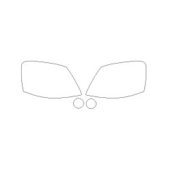 Προστατευτικά μπροστινών φώτων Peugeot Partner I FL (2003-2010)