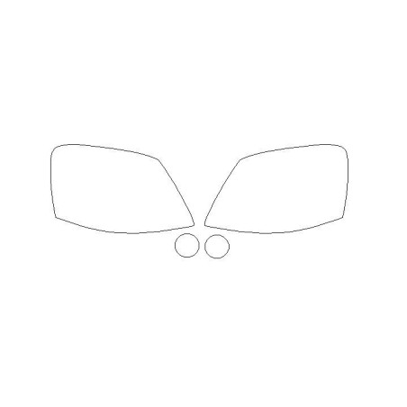 Peugeot Partner I FL forlygter / forlygter beskyttelsesfilm (2003-2010)