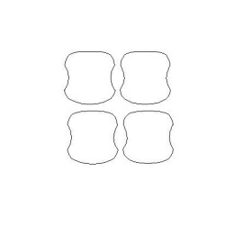 Land Rover Defender II 110 dedikált ajtókar-védő fóliák (2020-)