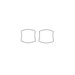 Ford Mustang V dedikeret beskyttelsesfolie til håndtag (2004-2014)