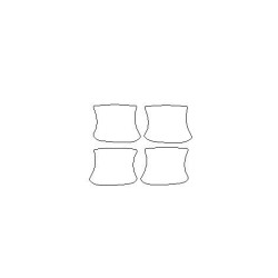 Volvo XC40 stickers / protective films for dedicated door handles (2017-)