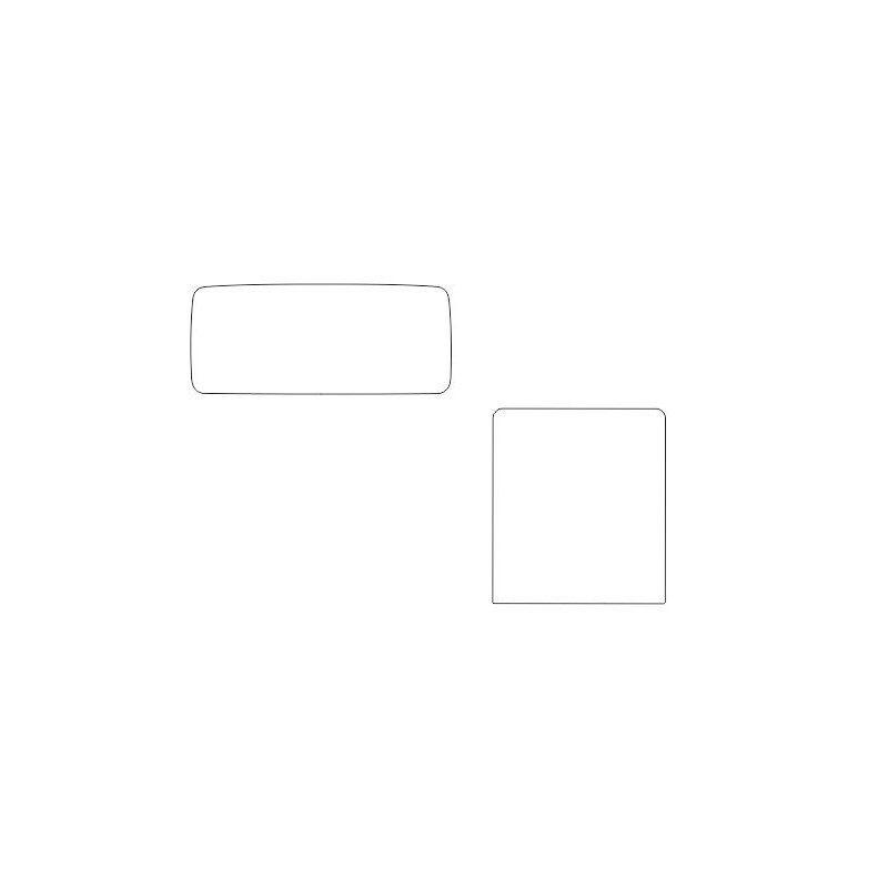 Mercedes C-Klasse W206 S206 Schutzfolien für das zentrale Display und das Armaturenbrett (2021-)