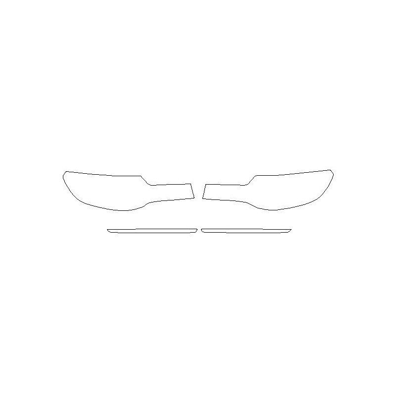 Mazda MX-30 koplampen / voorlampen beschermfolie (2020-)