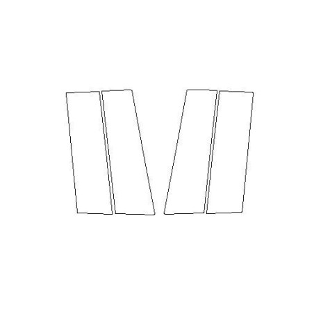 Mazda MX-30 beskyttelsesfilm på B-stolper (2020-)