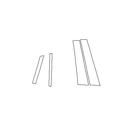 BMW X6 G06 Säulen Klavierlack B und C Schutzfolie (2019-)