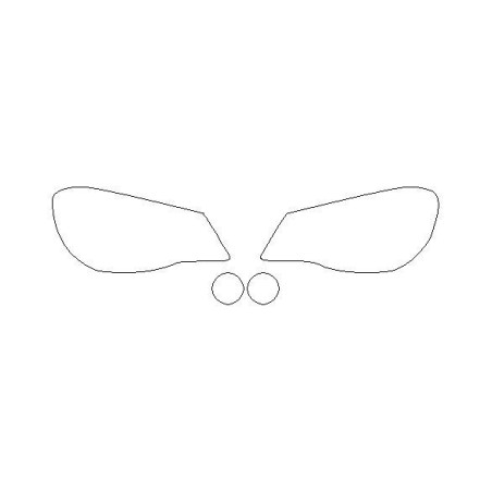 Subaru Forester IV SJ fényszóróvédő fóliák előlámpákhoz (2012-2016)