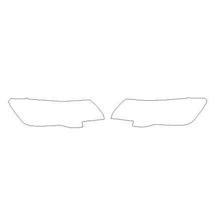 Peugeot Partner III frontlykter / frontlysfilm beskyttelsesfilmer (2018-2023)
