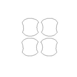 Nissan Leaf I ZE0 dedikált védőfóliák kilincs alá (2010-2017)