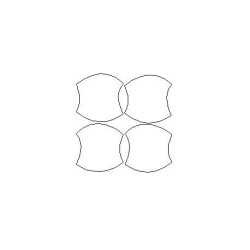 Nissan Leaf II ZE1 αφρώδες φιλμ προστασίας για χερούλια (2018-)