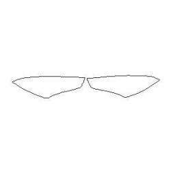 Μercedes CLA II C118 με προστατευτικό αυτοκόλλητο FL για φώτα / προβολείς μπροστά (2024-)