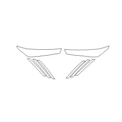 Οχήματα Peugeot 3008 III προστατευτικές μεμβράνες φανών / φωτιστικά σώματα (2024-)