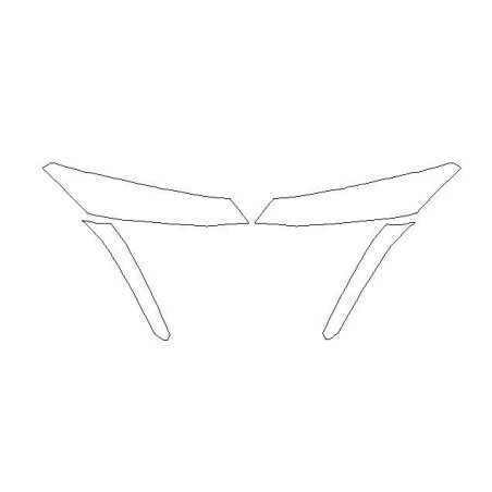 Peugeot 308 III t10 strålkastare / framlampor skyddsfilmer (2021-)