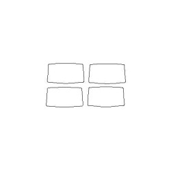 Peugeot 308 III t10 gewijd beschermfolie voor de handgrepen (2021-)