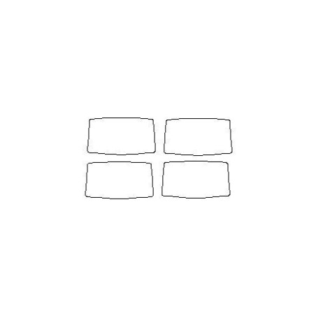 Peugeot 308 III t10 films de protection dédiés pour les poignées (2021-)