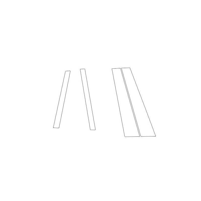 Προστατευτικά μεμβράνες για τις στύλες B και C πιάνο μαύρο (2018-)