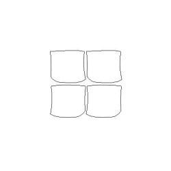 KIA Niro II kapı kolları için koruyucu filmler (2023-)