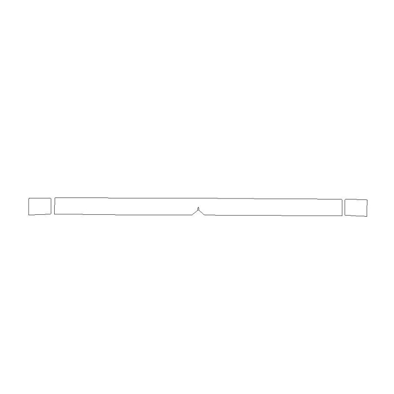 Tesla Cybertruck achterlicht LED strip / achterlichten beschermfolie (2024-)