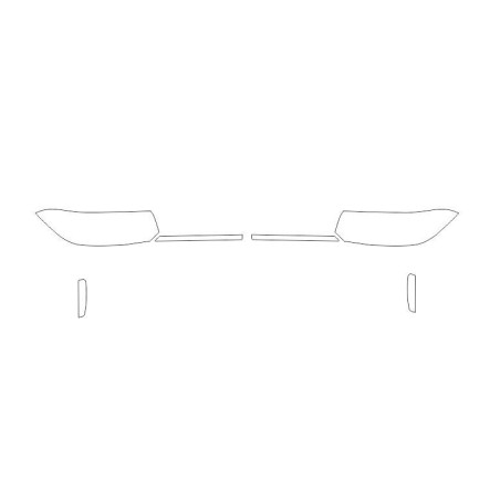 a VW T-cross után FL fényszóró takarók / lámpa védőfóliák (2023-)