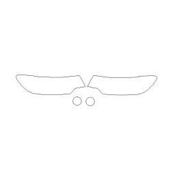 Jeep Compass II FL ön farlar koruyucu filmler (2021-)