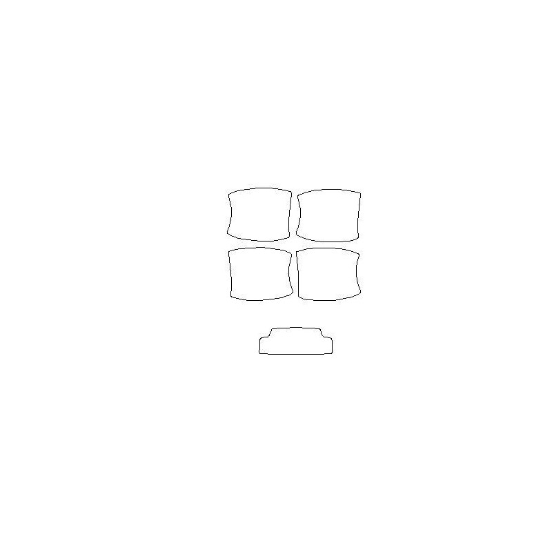 Jeep Compass II Schutzfolien für Türgriffe (2016-)