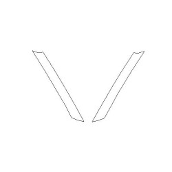 KIA EV9 słupki A folia ochronna (2023-)