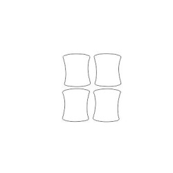 Renault Captur II protective films for door handles (2019-)