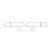 BMW 3 M3 E46 Coupe Cabriolet frontlykter / beskyttelsesfilm for frontlykter (1999-2003)