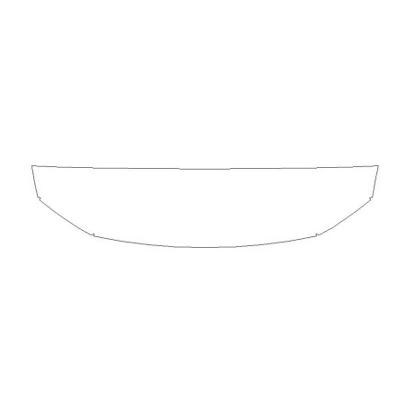 VW Passat B8 προστατευτικό μεμβράνης για καπό (Clear BRA) (2014-2023)