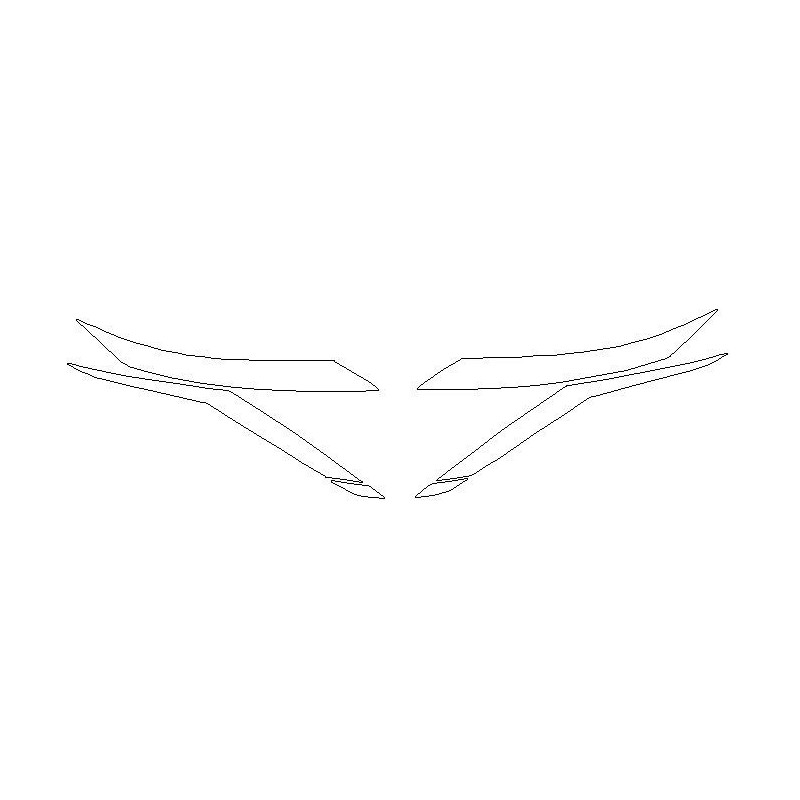 Nissan Ariya faruri / proiectoare folii de protecție (2022-)