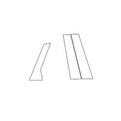 Audi A5 B10 Avant farmariauton suojakalvot B C-pilareihin piano black (2024-)