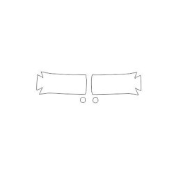 Toyota Land Cruiser J250 rektangulära strålkastare / framlampor skyddsfilm (2024-)