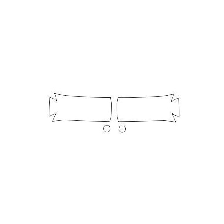 Toyota Land Cruiser J250 phares rectangulaires / feux avant films protecteurs (2024-)