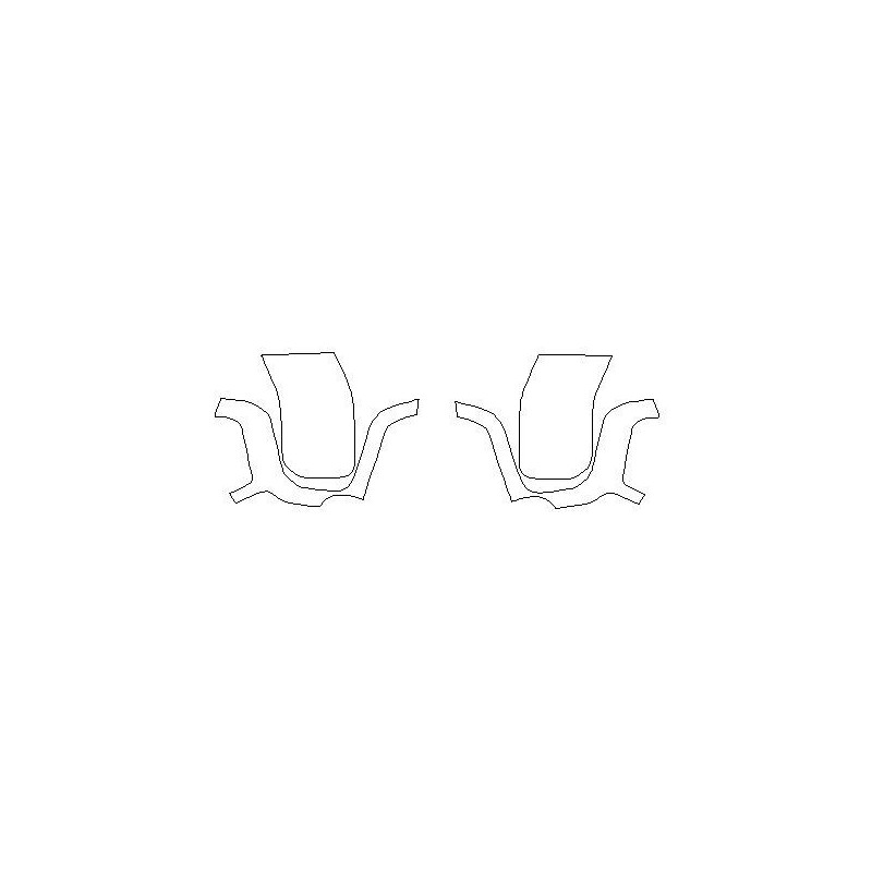 Toyota Land Cruiser J250 side mirror protective film (2024-)